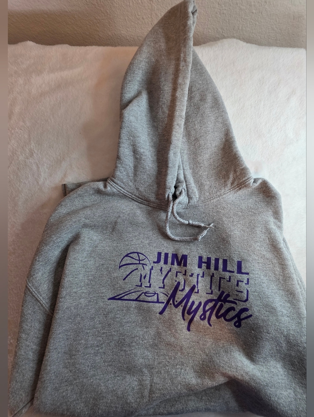 Jim Hill Mystics Hoodie Medium  Basketball School Pullover